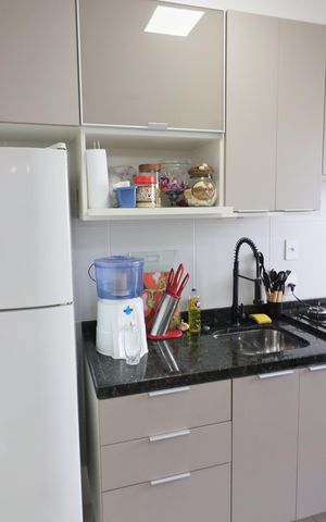 Apartamento à venda com 43m², 2 quartos e 1 vagaCozinha e Área de Serviço