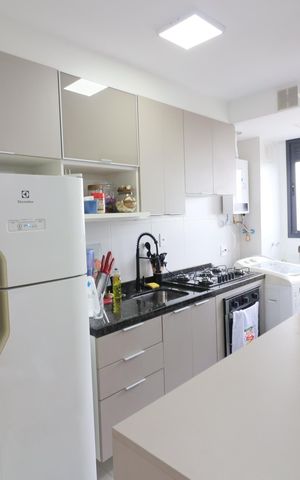 Apartamento à venda com 43m², 2 quartos e 1 vagaCozinha e Área de Serviço