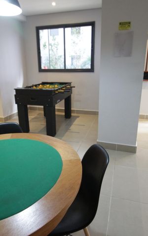 Apartamento à venda com 43m², 2 quartos e 1 vagaÁrea comum - Sala de jogos