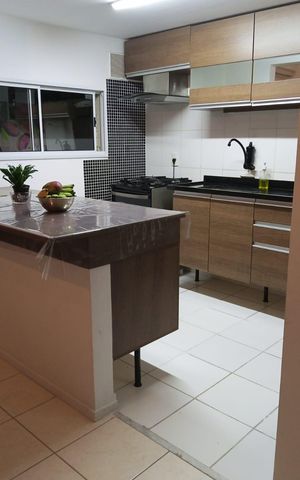 Casa de condomínio à venda com 84m², 3 quartos e 2 vagasCozinha