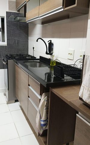 Casa de condomínio à venda com 84m², 3 quartos e 2 vagasCozinha