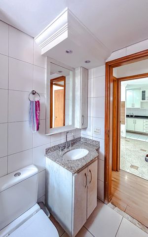 Apartamento à venda com 52m², 2 quartos e 2 vagasBanheiro