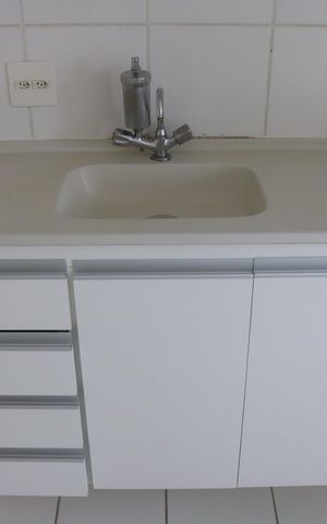 Apartamento à venda com 48m², 2 quartos e 1 vagaCozinha e Área de Serviço