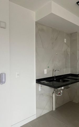 Apartamento à venda com 46m², 1 quarto e 1 vaga