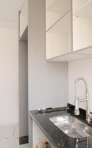 Apartamento à venda com 93m², 2 quartos e sem vagaCozinha e Área de Serviço