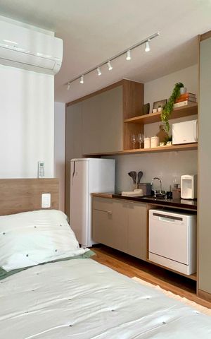 Studio para alugar com 25m², 1 quarto e sem vaga Studio para alugar com 25m², 1 quarto e sem vagaStudio