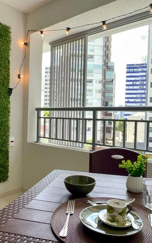 Studio para alugar com 25m², 1 quarto e sem vaga Studio para alugar com 25m², 1 quarto e sem vagaVaranda