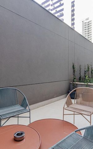 Studio à venda com 25m², 1 quarto e sem vagaÁrea comum - Área Externa