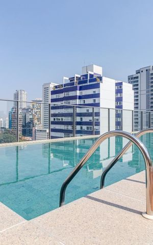 Studio à venda com 25m², 1 quarto e sem vagaÁrea comum - Piscina