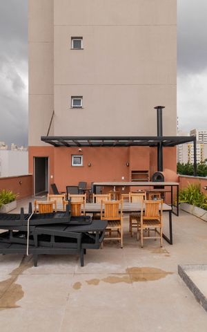 Studio à venda com 25m², 1 quarto e sem vaga Studio à venda com 25m², 1 quarto e sem vagaChurrasqueira
