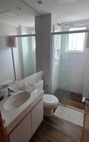 Apartamento à venda com 69m², 2 quartos e 2 vagas Apartamento à venda com 69m², 2 quartos e 2 vagasBanheiro