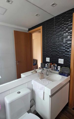 Apartamento à venda com 69m², 2 quartos e 2 vagas Apartamento à venda com 69m², 2 quartos e 2 vagasBanheiro