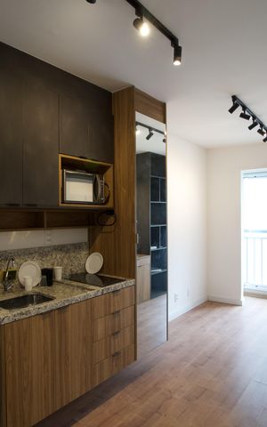 Apartamento para alugar com 31m², 1 quarto e sem vaga