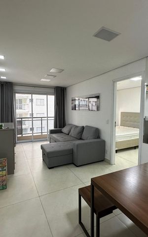 Apartamento para alugar com 49m², 1 quarto e 1 vaga Apartamento para alugar com 49m², 1 quarto e 1 vagaSala