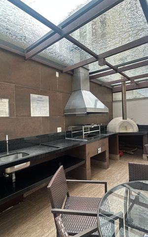 Apartamento para alugar com 49m², 1 quarto e 1 vaga Apartamento para alugar com 49m², 1 quarto e 1 vagaÁrea comum - Churrasqueira