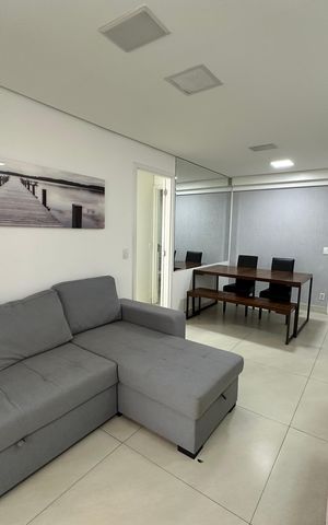 Apartamento para alugar com 49m², 1 quarto e 1 vaga Apartamento para alugar com 49m², 1 quarto e 1 vagaSala