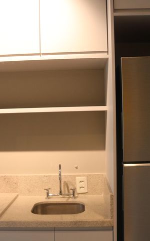 Studio à venda com 26m², 1 quarto e sem vagaCozinha