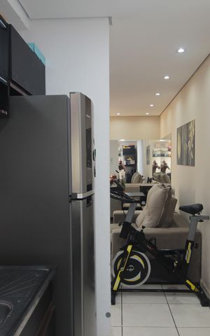 Apartamento à venda com 50m², 2 quartos e 1 vagaCozinha e Área de Serviço