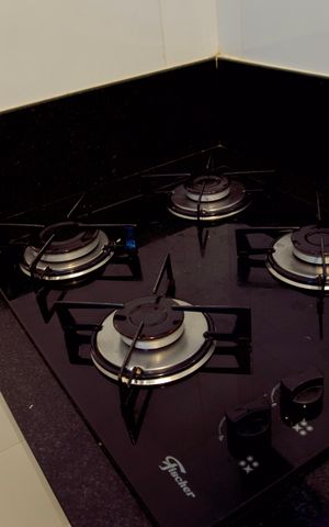 Apartamento à venda com 62m², 1 quarto e 1 vagaCozinha - Cooktop