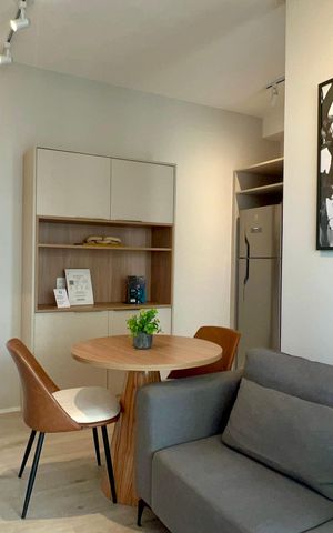 Apartamento para alugar com 37m², 1 quarto e sem vaga Apartamento para alugar com 37m², 1 quarto e sem vagaSala
