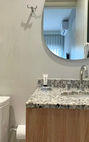 Apartamento para alugar com 37m², 1 quarto e sem vaga Apartamento para alugar com 37m², 1 quarto e sem vagaBanheiro da Suíte