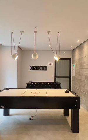 Apartamento para alugar com 37m², 1 quarto e sem vaga Apartamento para alugar com 37m², 1 quarto e sem vagaSalão de jogos