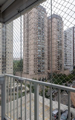 Apartamento para alugar com 53m², 1 quarto e 1 vaga Apartamento para alugar com 53m², 1 quarto e 1 vagaVaranda