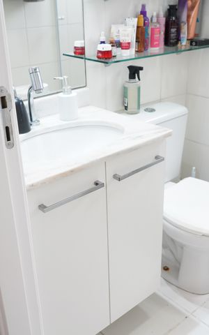 Apartamento à venda com 55m², 2 quartos e 1 vagaBanheiro da Suíte