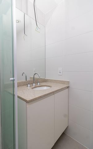 Studio à venda com 27m², 1 quarto e sem vaga Studio à venda com 27m², 1 quarto e sem vagaBanheiro