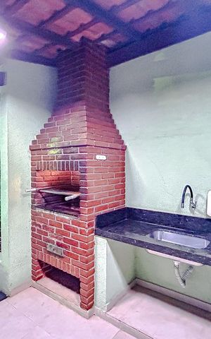 Apartamento à venda com 120m², 2 quartos e 2 vagasÁrea comum - Churrasqueira