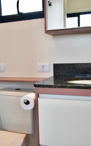 Apartamento à venda com 51m², 1 quarto e sem vagaBanheiro da Suíte