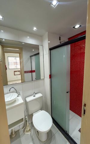 Apartamento para alugar com 48m², 2 quartos e 1 vaga Apartamento para alugar com 48m², 2 quartos e 1 vagaBanheiro