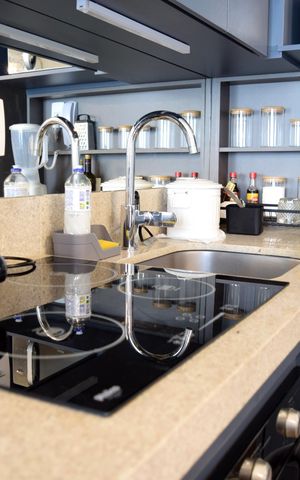 Apartamento à venda com 44m², 1 quarto e 1 vagaCozinha