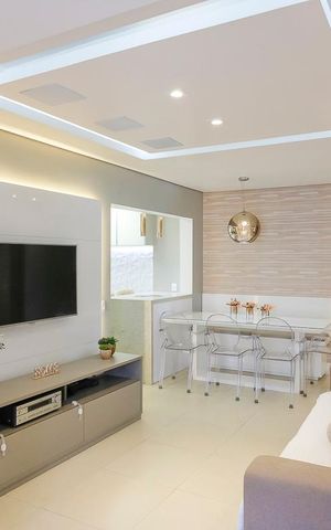 Apartamento à venda com 74m², 2 quartos e 2 vagasSala