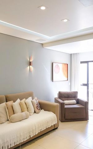 Apartamento à venda com 74m², 2 quartos e 2 vagasSala