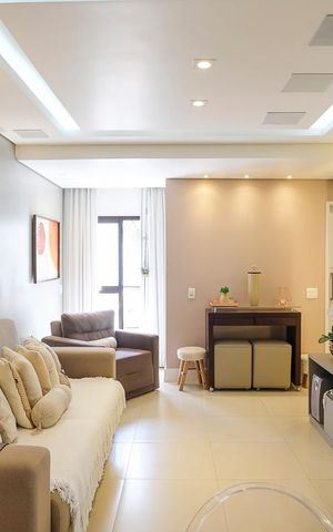Apartamento à venda com 74m², 2 quartos e 2 vagasSala
