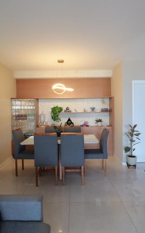 Apartamento à venda com 106m², 3 quartos e 2 vagasSala