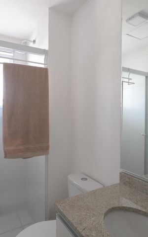 Apartamento à venda com 106m², 3 quartos e 2 vagasBanheiro da Suíte 1