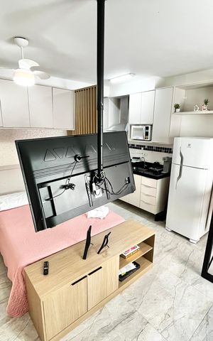 Apartamento para alugar com 27m², 1 quarto e sem vaga Apartamento para alugar com 27m², 1 quarto e sem vagaSala/Quarto