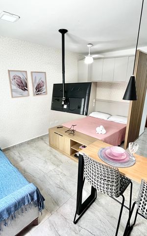 Apartamento para alugar com 27m², 1 quarto e sem vaga Apartamento para alugar com 27m², 1 quarto e sem vagaSala/Quarto
