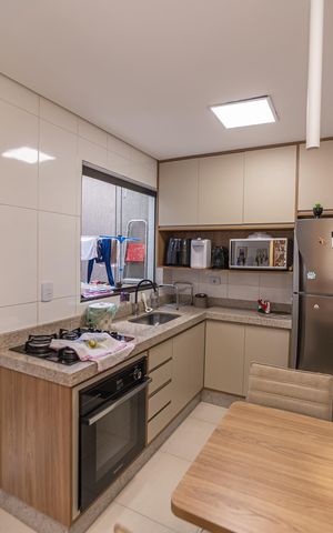 Casa de condomínio à venda com 115m², 2 quartos e 2 vagas Casa de condomínio à venda com 115m², 2 quartos e 2 vagasCozinha