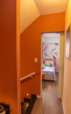 Casa de condomínio à venda com 115m², 2 quartos e 2 vagas Casa de condomínio à venda com 115m², 2 quartos e 2 vagasCorredor