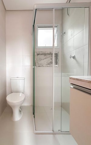 Apartamento à venda com 51m², 2 quartos e 1 vaga Apartamento à venda com 51m², 2 quartos e 1 vagaBanheiro da Suíte