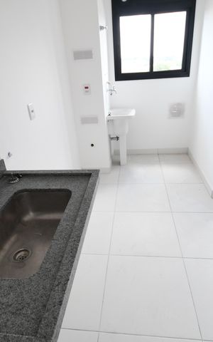 Apartamento à venda com 55m², 1 quarto e 2 vagasCozinha
