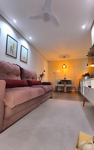 Apartamento à venda com 51m², 2 quartos e 1 vaga Apartamento à venda com 51m², 2 quartos e 1 vagaSala