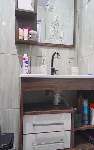 Casa à venda com 100m², 2 quartos e sem vagaBanheiro da Suíte