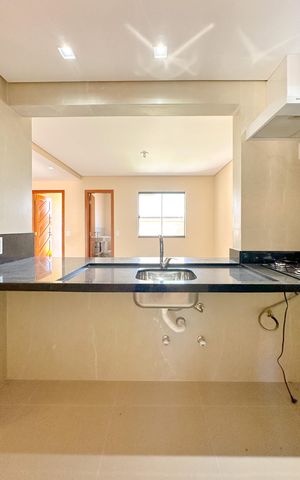 Casa para alugar com 102m², 2 quartos e 2 vagasCozinha