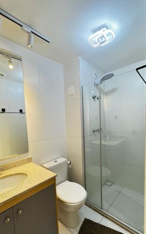 Studio à venda com 26m², 1 quarto e sem vaga Studio à venda com 26m², 1 quarto e sem vagaBanheiro