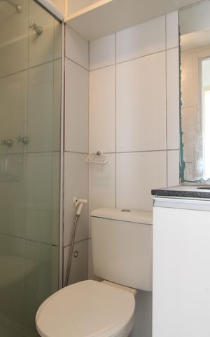 Apartamento à venda com 55m², 2 quartos e 1 vagaBanheiro Social