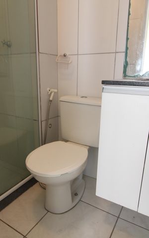 Apartamento à venda com 55m², 2 quartos e 1 vagaBanheiro Social